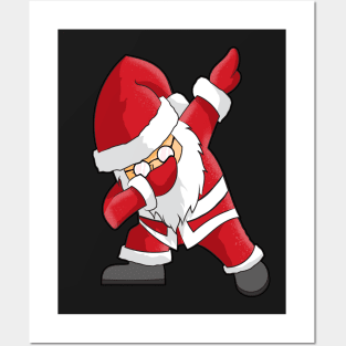 Dabbing Santa graphic - Funny Dab Santa Claus Christmas Tee Posters and Art